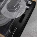 Victrola Eastwood  Bluetooth Record Player  3-Speed Turntable, Premium MM Cartridge, Vinyl Stream for Wireless Streaming, Removable Dust Cover, Built-in Speakers (Bamboo)