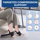 Healrecux Arch Support Braces for Plantar Fasciitis Relief, Adjustable Arch Support Compression Bands, Orthotic Support Sleeves with Gel Pads for Feet Flat, Fallen & High Arches, Foot Pain Support
