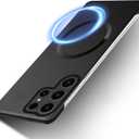 Ultra Slim Case for Samsung Galaxy S26 Ultra Case with Magnetic [Borderless - Original Touch] Matte Slim Phone Case with Mag-Safe, Anti-Fingerprint Cover for Samsung S26 Ultra 5G (Black)