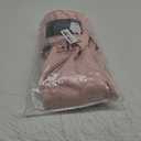 DUALIFE Baby Pink Curtains Blackout 63 Inch Length - Rose Blush Curtains for Nursery Thermal Insulated Room Darkening Curtain Panel Pair with Grommet Top 42 x 63 Inches Long, 2 Panels