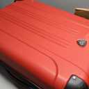 Travelers Club Chicago Hardside Expandable Spinner Luggage, Red, 3 Piece Set