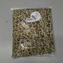 Leopard Pants Women Barrel Baggy Jeans Y2k Boyfriend Cheetah Print Jean Mid Rise Wide Leg Denim Ankle Pants Black Khaki XXL (XXL)