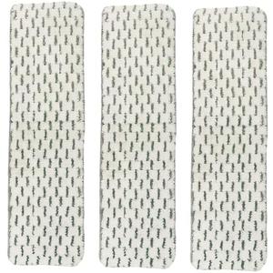 3 Pack Microfiber Cleaning Pad for Bona Mop, Reusable Mop Replacement Refill Pads for Hardwood Floors, Dual-Zone Cleaning Design for Faster Cleaning