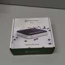 Maestri House Mini Coffee Scale with Timer, USB-C Rechargeable Espresso Scale, 2kg/0.1g Accurate Scale for Espresso and Pour-Over Coffee, Portable Digital Kitchen Scale with Auto Timer (Black&Silver)