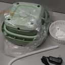 16L Large Capacity Portable Washing Machine, Laundry Washer Cleaning for Underwear, Baby Clothes, Shirts,Small Delicates. Foldable Mini Washer and Dryer Combo for Apartment,Hotel,Camp,RV,Travel(Green)