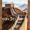 Picrit 10x20 Picture Frame, Photo Frame for Wall Mounting Display, Brown