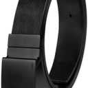Calvin Klein Mens Reversible Leather Belt - 2in1 Versatile Modern Style (Medium (34-36), Black/Black)