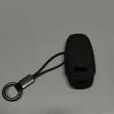 for Audi Key Fob Cover with Keychain Fit for Audi A3 A6 A7 A8 Q7 Q8 S3 S6 RS6 RS7 Smart Keys Case Protector suede (Black, Style B)