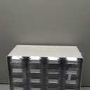 ARTEZA 20 Drawer Organizer and Storage Cabinet  Clear Plastic, Stackable Drawers for Makeup, Crafts, Sewing, Office Supplies, Small Parts & Tools