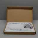 EDISHINE LED Corner Floor Lamp, 57.5" Minimalist Dimmable Sleek Light, Adjustable Height, Tall Floor Lamps for Living Room, Bedroom, Office, 3000K Warm White Light, White