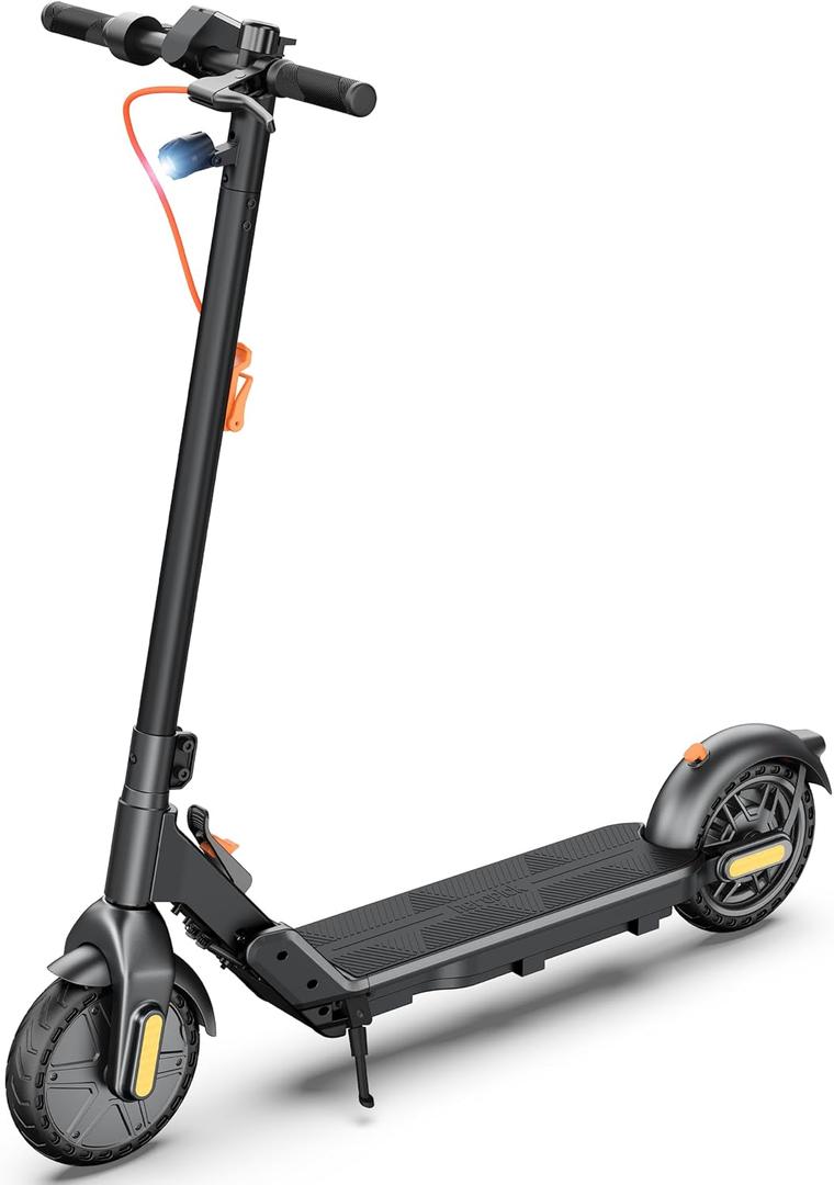 Electric Scooter for Adults Peak 500W, 15MPH, 12-15 Miles Long Range, 8.5" Tire Foldable Commuter E-Scooter with App, Dual Braking System (Black Blue)