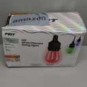Feit Electric LED White Filament String Lights Color- Multicolored