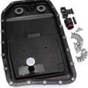 6HP26 Auto Transmission Oil Pan w/Gasket Bolt O-ring Adaptor 24117571227 24152333903 Compatible With BM-W Lan-d Rover 745Li X5