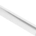 Dalrun Clear Acrylic Shower Threshold 1/2" X 1/4" (WxL), Transparent Shower Dam Shower Splash Guard 39" Long,Half Round,Peel and Stick