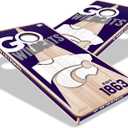 YouTheFan NCAA 2 x 4 Professional Wood Cornhole Game (Team Colors)