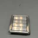 4" Upgrade Metal Dryer Vent Cover for House, Premium Stainless Steel Dryer Vent with 4 Screws Rubber Gasket, Best Exterior Wall Vent Cover with Louvre for Dryer Vents Range Hood Vent AC Vent