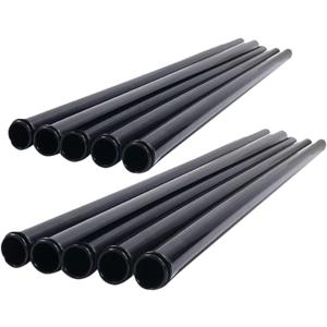7 Golf Club Tubes for Organizing, Length 86.5cm, Black Color