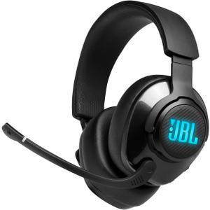 JBL Quantum 400 - USB Over-Ear Gaming Headset with Game-Chat Balance Dial, JBL QuantumSURROUND and DTS, Voice Focus Directional Flip-Up Mic and Memory Foam Ear Cushions (Black) JBL Quantum 400 - USB Over-Ear Gaming Headset with Game-Chat Balance Dial, JBL QuantumSURROUND and DTS, Voice Focus Directional Flip-Up Mic and Memory Foam Ear Cushions (Black)