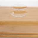 Acrylic Cake Stand with Dome Lid 9.44X7.28 Inch Clear Rectangular Cake Display Cover for Cakes Pastries Desserts at Parties Restaurants