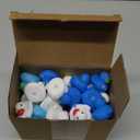 Jerify 50 Pcs Mini Rubber Ducks Decor Snowflake Themed Rubber Ducks Winter Bulk Holiday Ducky Favors Pool Duck Birthday Christmas Party Goodie Bag Fillers