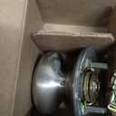 SCHLAGE F51A SIE 619 Siena Knob Keyed Entry Lock, Satin Nickel