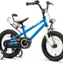 Glerc Fantacy Kids Bike, 12-20 Inch Children Bicycle for 2-13 Years Old Boys Girls, Kids Bicycle with Water Bottle Holder & Headlight & Training Wheels, Multiple Colors