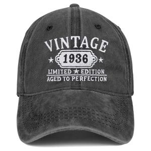 21st Birthday Gifts for Her Him Vintage 2004 Hats Turning 21 Gift Ideas for Men Women Hat Black (Gray)