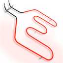 AZ4U WB44T10011 Range Oven Lower Bake Heating Unit Replaces WB44T10059 WB44T10011 Bake Element For Kenmore, GE JB905BH1BB JBP78BB4BB JBP66DM2BB JBP68SH2SS JBP35BH2WH JBP81SK1SS JBP81SK2SS Range