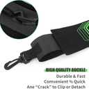 Soccer/Volleyball/Rugby Trainer, Football Kick Throw Solo Practice Training Aid Control Skills Adjustable Waist Belt for Kids Adults (Glow)