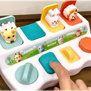 CauseAndEffect Toy for toddlers 23 – Developmental Toy With Buttons & Colors – Color Sorting Animal Toys – For Kids, Toddlers, Babies – 18 Months + – Pop Up toys, 612 months, 13 years baby.