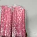 4 Pcs 18.7 Inch Hot Pink Acrylic Mahjong Tile Racks with Pushers for Game Night American Mahjong Racks Tile Set for Mah Jong Lovers and Beginners, 18.7 inches x 3.23 inches