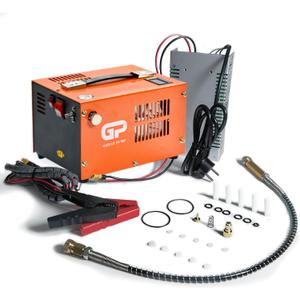 TUXING Pcp Air Compressor, 4500Psi 30Mpa Powered by Car 12V DC or Home 110V AC/Converter Paintball/Scuba Tank Compressor Pump(TXES061)