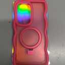 Jylpex Designed for Samsung Galaxy S24 Ultra Case with Stand,Magnetic,Compatible with MagSafe,Easy to Grip,Comfortable Feel,Anti Fall,Anti Scratch,for Men Women,Rose red