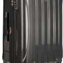 DELSEY PARIS Titanium Hardside Expandable Luggage with Spinner Wheels Checked Luggage, Charcoal, Checked-Medium 24 Inch