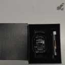 Stainless Steel Watch Band with Case Compatible with Apple Watch Series 11 10 46mm, Rugged Strap with Metal Protective Bumper Cover for iWatch Bands Men (Black)