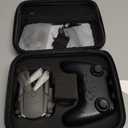 Foldable Drone with Camera for Kids Beginners - Remote Control Helicopter Toys Gifts for Boys Girls, 1080P HD FPV RC Drones with 2 Batteries, One Key Start, Carrying Case, Gesture Selfie, Dark Grey