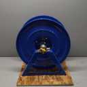 Coxreels 1125-4-100 Hand Crank Steel Hose Reel, 1125 Series -  x 100', 3,000 PSI - Heavy Duty All Welded Steel A Frame  Adjustable Tension Break  Made in the USA, Blue