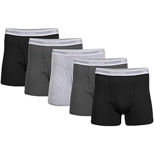 Gildan Men's Underwear Boxer Briefs, Multipack Size M