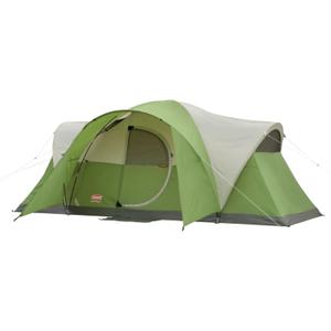 Coleman Montana Camping Tent with Rainfly, Weatherproof Family Tent Sets Up in 15 Mins, Fits Multiple Airbeds, Large