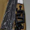 Over The Table Rod Stand with Clamps Adjustable 29"-42" Tall 28"-98" Length, Table Arch Stand, Metal Balloon Arch Kit for Birthday Wedding Baby Shower Halloween Christmas Decorations