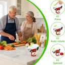 Electric Jar Opener, Higher Torque Automatic Jar Openers with One-Touch, Easy Opening, Adjustable for Most Size Lids, Kitchen Gadget for Home Use, For Arthritic Hands, Weak Hands and Seniors and Chef
