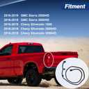 Driver/Left Side Tail Lamp Wiring Harness Compatible with Chevy Silverado GMC Sierra 1500 2500HD 3500HD 2016-2019 Replace # 23295978