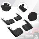 KEWISAUTO Fender Flares Guards for Ford F-150 2021-2024, Front & Rear Mud Flaps Splash Guards for 2021-2024 Ford F150 Without OEM Fender Flares Accessories, Replace #ML3Z-16A550-AA #ML3Z-16A550-BA