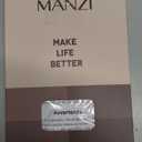 MANZI Shiny Pantyhose for Women 2 Pairs Shimmer Sheer Tights Ultra Silky S-M