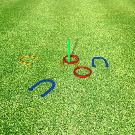 Plastic Horseshoe Game