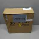  Wood Suit Clothes Hangers, 30-Pack, White