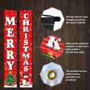 Christmas Door Decorations Banners Sign Porch Hanging Indoor Outdoor, Christmas Decorations Outdoor Banners,Party Banners Home Front Door Fireplace or Holiday Party, Size71in12in