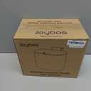 Compost Bin Kitchen for Countertop or Under Sink, 2.6 Gallon Hanging Small Can with Lid, Garbage Can for Cabinet Door, Indoor/outdoor Food Waste Bin for Kitchen, Bathroom, RV, Office, White