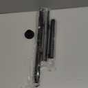 ALLZONE Shower Curtain Rod Spring Tension,28-42 Inch Heavy Duty Tension Rod No Drilling, Anti-Slip Shower Rod Tension,Adjustable Tension Curtain Rod for Window/Bathroom/Closet,Black