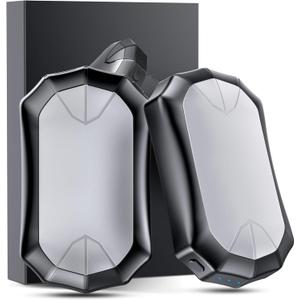 Hand Warmers Rechargeable 2 in 1 Magnetic,Electric Portable Pocket Heater 2 Pack, 3 Adjustable Heating Modes USB Pocket Warmer for Outdoor Winter Sports